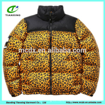 stylish leopard mens jacket